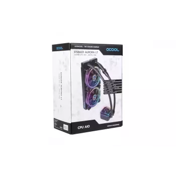 All-in-One vloeistofkoeler Alphacool Eisbaer Aurora LT240 12 cm zwart