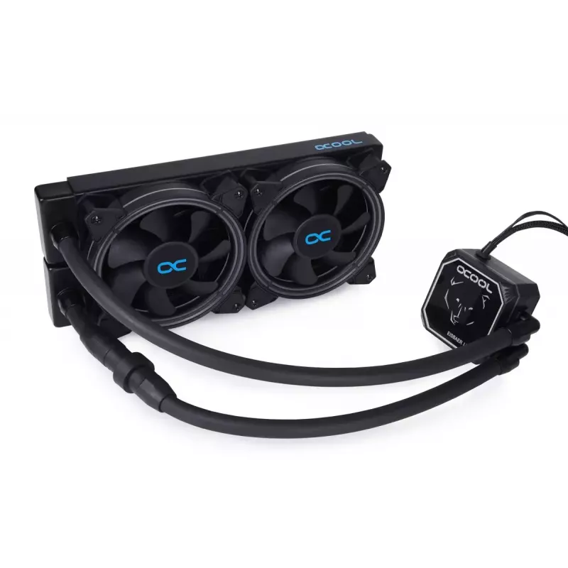 All-in-One vloeistofkoeler Alphacool Eisbaer Aurora LT240 12 cm zwart