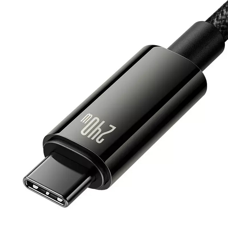 USB-C naar USB-C kabel Baseus Tungsten Gold 240W 3m
