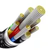 USB-C naar USB-C kabel Baseus Tungsten Gold 240W 3m