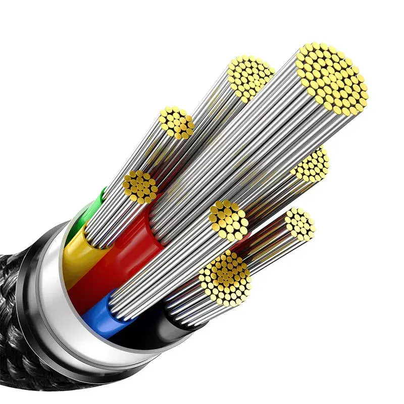 USB-C naar USB-C kabel Baseus Tungsten Gold 240W 3m