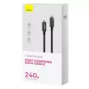 USB-C naar USB-C kabel Baseus Tungsten Gold 240W 3m