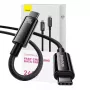 USB-C naar USB-C kabel Baseus Tungsten Gold 240W 3m