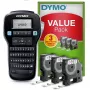 DYMO LabelManager 160 labelapparaat starterkit met 3 rollen D1-labelband | handheld labelprinter | QWERTY-toetsenbord | ideaal voor kantoor of thuis