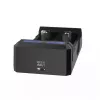 Oplader XTAR SC2 Li-Ion 18650 USB-C 2 sleuven, USB-C-voeding, LED-indicatoren, zwart