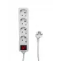 Microconnect MC-GRU0045WS verlengsnoer 5 m 4 AC-uitgangen binnen wit