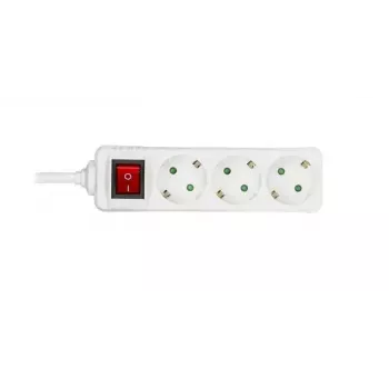 Microconnect GRU0035WS verlengsnoer 5 m 3 AC-uitgangen wit