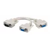 Microconnect MONG2H VGA-kabel 0,3 m VGA (D-Sub) 2 x VGA (D-Sub) grijs