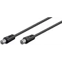 Microconnect COAX015 coaxkabel 1,5 m zwart