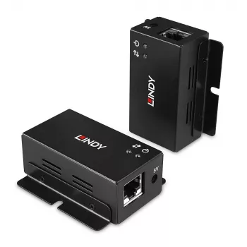 Netwerkzender & -ontvanger Lindy 50m 2 poorts USB 2.0 Cat. 6 extender