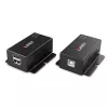 Netwerkzender & -ontvanger Lindy 50m 2 poorts USB 2.0 Cat. 6 extender
