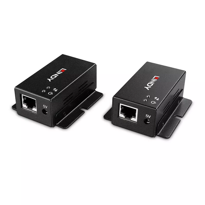 Netwerkzender & -ontvanger Lindy 50m 2 poorts USB 2.0 Cat. 6 extender