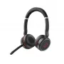 Headset Jabra Evolve 75 SE MS stereo bedraad draadloos Bluetooth 30m bereik