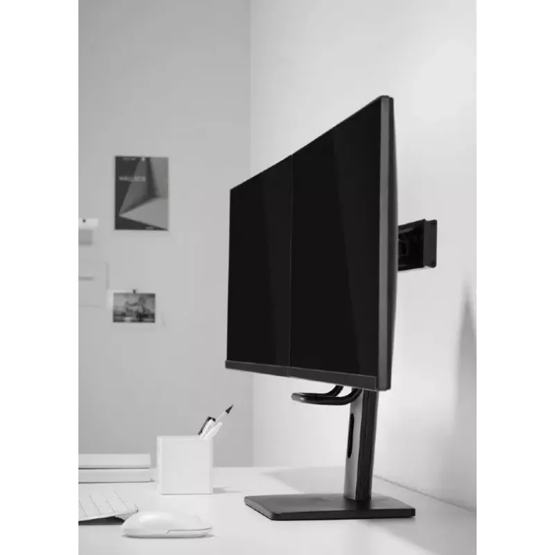 Monitorhouder Gembird MS-D2-01 27 inch zwart vrijstaand