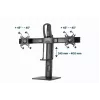 Monitorhouder Gembird MS-D2-01 27 inch zwart vrijstaand