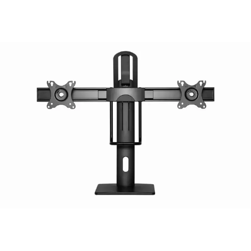 Monitorhouder Gembird MS-D2-01 27 inch zwart vrijstaand