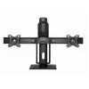 Monitorhouder Gembird MS-D2-01 27 inch zwart vrijstaand