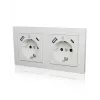 ICY BOX IB-MPS4200W-PD stopcontact type F + USB A + USB C wit
