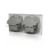 ICY BOX IB-MPS4200W-PD stopcontact type F + USB A + USB C wit