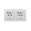 ICY BOX IB-MPS4200W-PD stopcontact type F + USB A + USB C wit