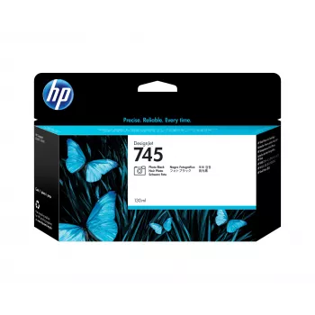 HP 745 cartridge - 130 ml - fotozwart - origineel