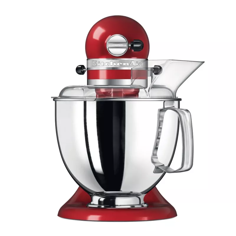 KitchenAid Artisan 5KSM175PS keukenmachine — 300 W, 4,8 l RVS-kom, rood