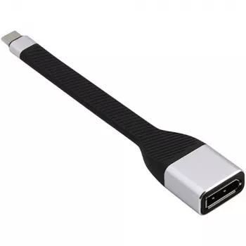 Techly ICOC-USBC-DP12 videokabel-adapter 0,131 m USB Type-C DisplayPort zwart