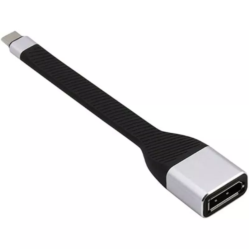 Techly ICOC-USBC-DP12 videokabel-adapter 0,131 m USB Type-C DisplayPort zwart