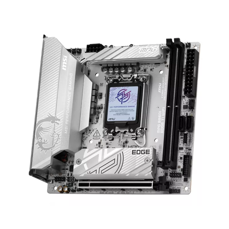 MSI MPG B860I EDGE TI WIFI moederbord Intel B860 LGA 1851 (Socket V1) Mini-ITX