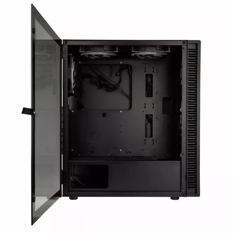 PC-behuizing Kolink OBSERVATORY HF MB Midi Tower zwart