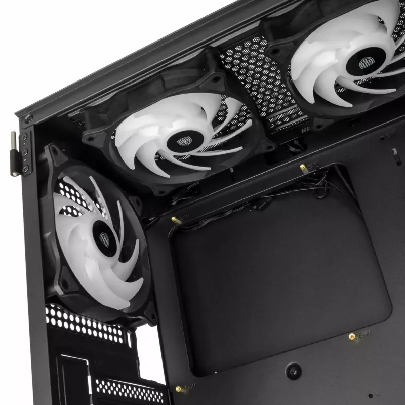 PC-behuizing Kolink OBSERVATORY HF MB Midi Tower zwart