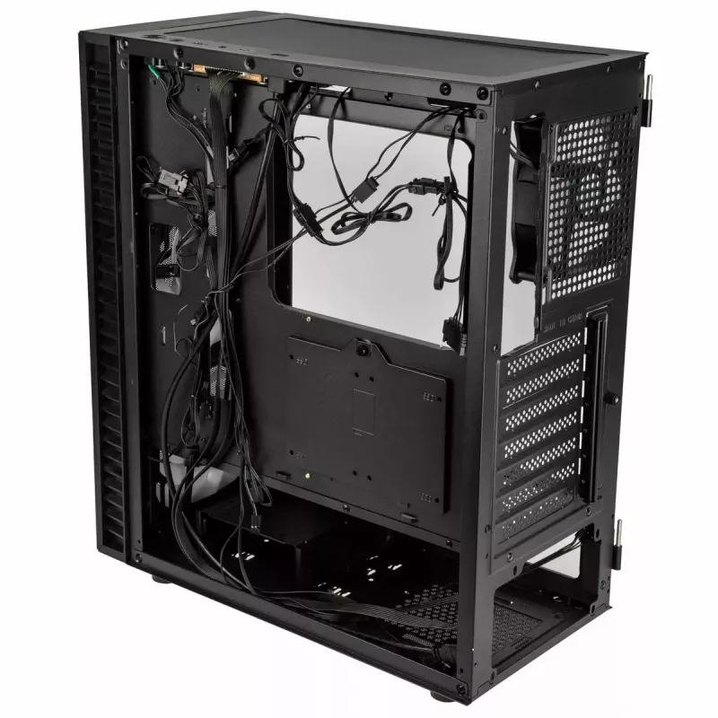 PC-behuizing Kolink OBSERVATORY HF MB Midi Tower zwart