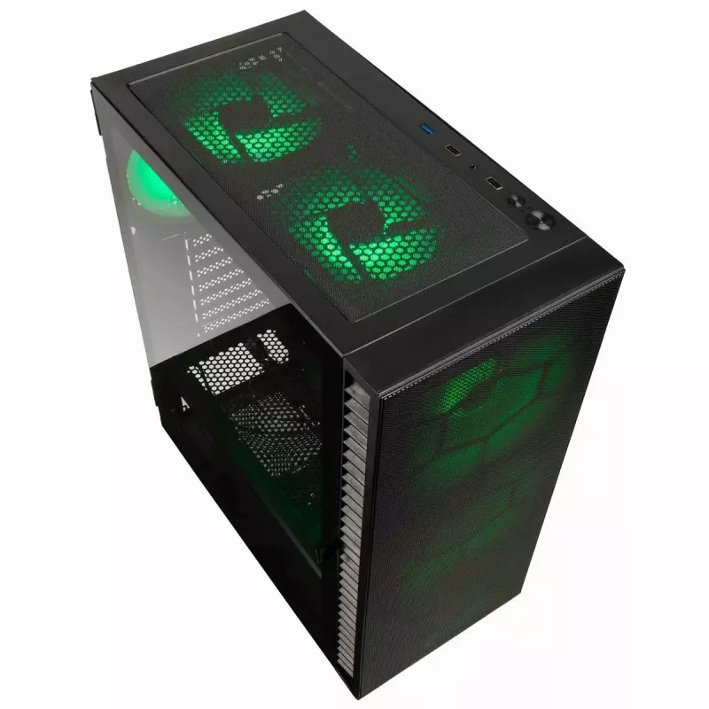 PC-behuizing Kolink OBSERVATORY HF MB Midi Tower zwart