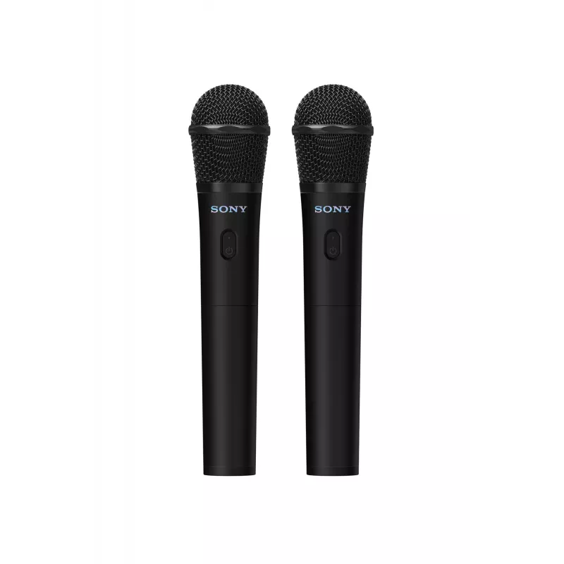 Sony ULTMIC1 draadloze karaokemicrofoonset met 2 microfoons en ontvanger, zwart