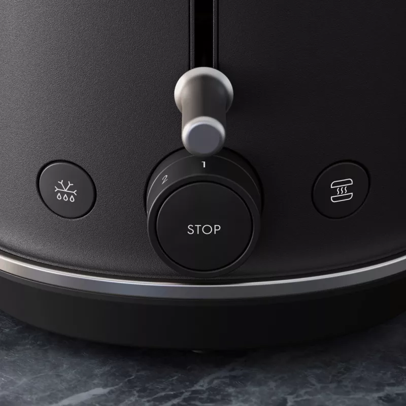 Toaster Electrolux E7T1-6BP 2 sneetjes 980 W zwart