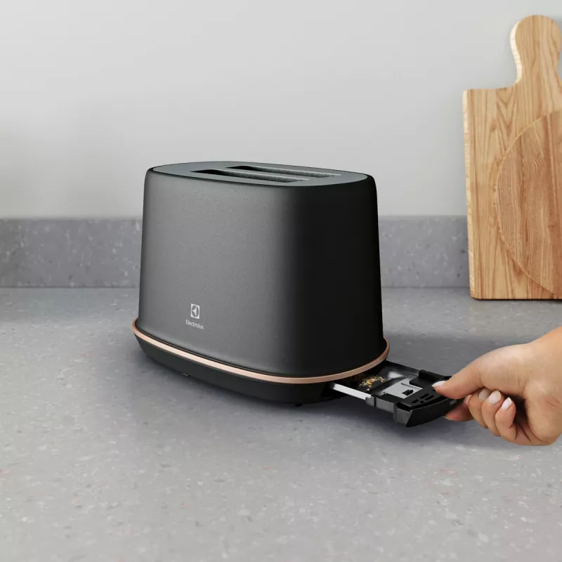 Toaster Electrolux E7T1-6BP 2 sneetjes 980 W zwart