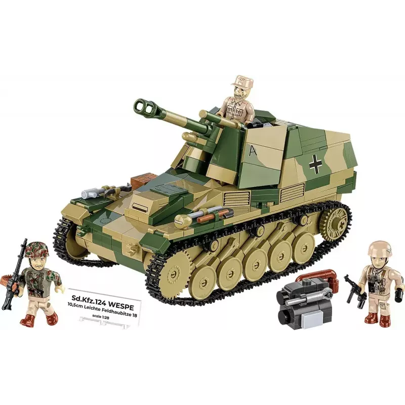 Cobi Blocks SD.KFZ.124 Wespe modelbouwpakket, 860 blokken
