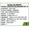 Cobi Blocks SD.KFZ.124 Wespe modelbouwpakket, 860 blokken