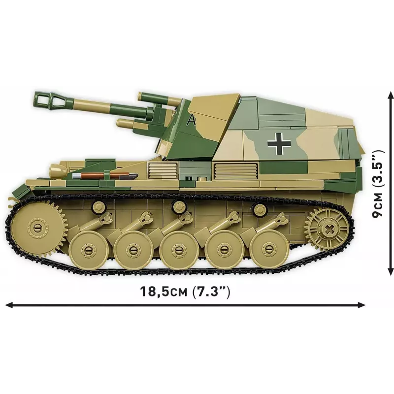 Cobi Blocks SD.KFZ.124 Wespe modelbouwpakket, 860 blokken