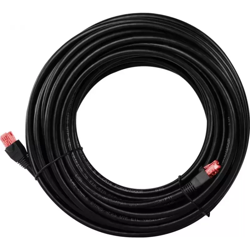 Goobay 55434 RJ-45 Cat6 netwerkkabel 20 m zwart