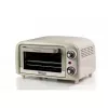 Ariete 3919 Elektrische mini-oven Vintage, 800 W, 10 l inhoud, dubbele beglazing, retro, beige