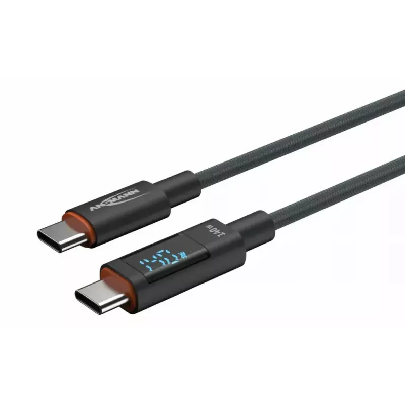 USB-kabel Ansmann 1700-0176 USB 2.0 1,2m USB C Antraciet