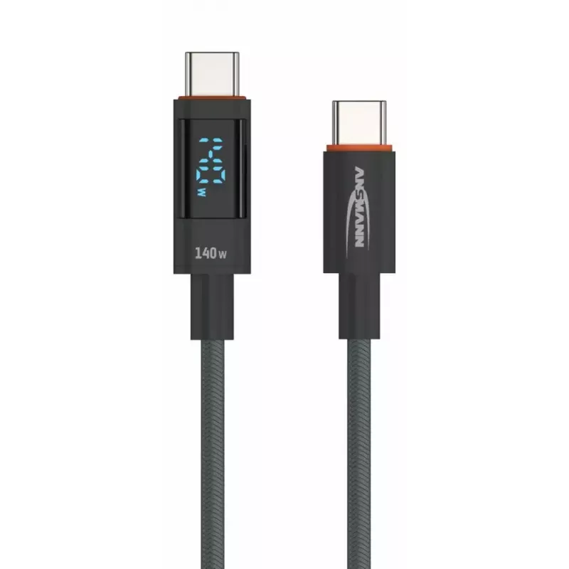 USB-kabel Ansmann 1700-0176 USB 2.0 1,2m USB C Antraciet
