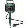 Verlengsnoer Goobay 55943 2m 2 AC-stopcontacten outdoor zwart groen