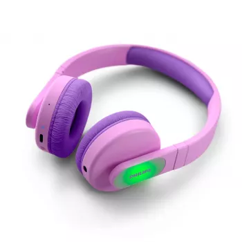 Philips TAK4206PK/00 hoofdtelefoon/headset bedraad & draadloos hoofdband gesprekken/muziek USB Type-C Bluetooth roze