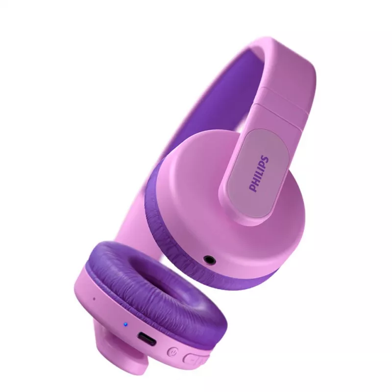 Philips TAK4206PK/00 hoofdtelefoon/headset bedraad & draadloos hoofdband gesprekken/muziek USB Type-C Bluetooth roze