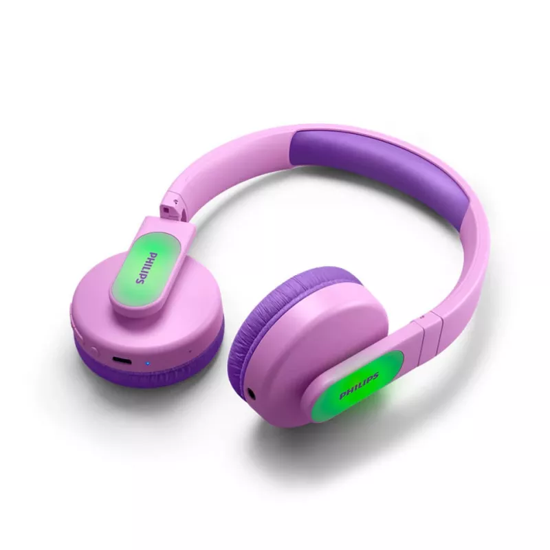 Philips TAK4206PK/00 hoofdtelefoon/headset bedraad & draadloos hoofdband gesprekken/muziek USB Type-C Bluetooth roze