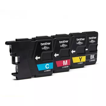 Brother LC985VALBPDR inktpatroon 4 stuks origineel zwart, cyaan, magenta, geel