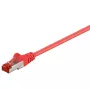 Goobay CAT 6 patchkabel S/FTP (PiMF), 3 m, rood, RJ-45 naar RJ-45