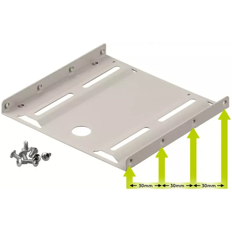 HDD-montagebeugel Goobay 2,5 inch naar 3,5 inch 94343